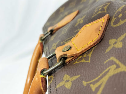 LOUIS VUITTON Monogram Louis Vuitton M41524 Speedy 35 812MB Monogram Boston Bag Handbag Boston Bag