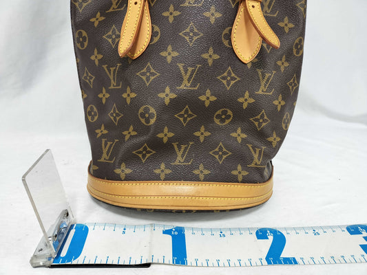 LOUIS VUITTON Monogram Louis Vuitton M42238 Bucket PM VI0999 Handbag Monogram Handbag