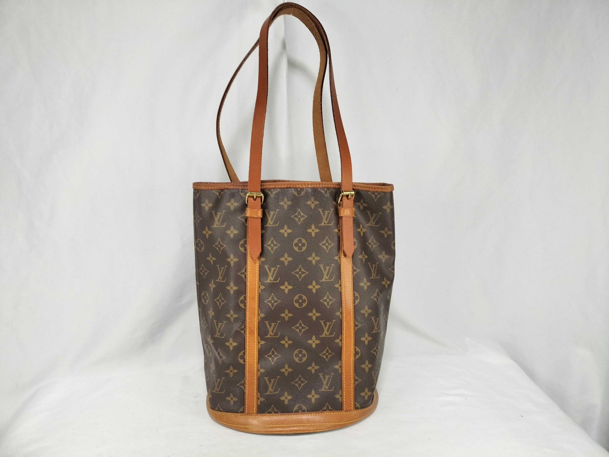 LOUIS VUITTON Monogram Louis Vuitton M42236 Bucket GM Handbag Tote Bag Monogram Tote Bag