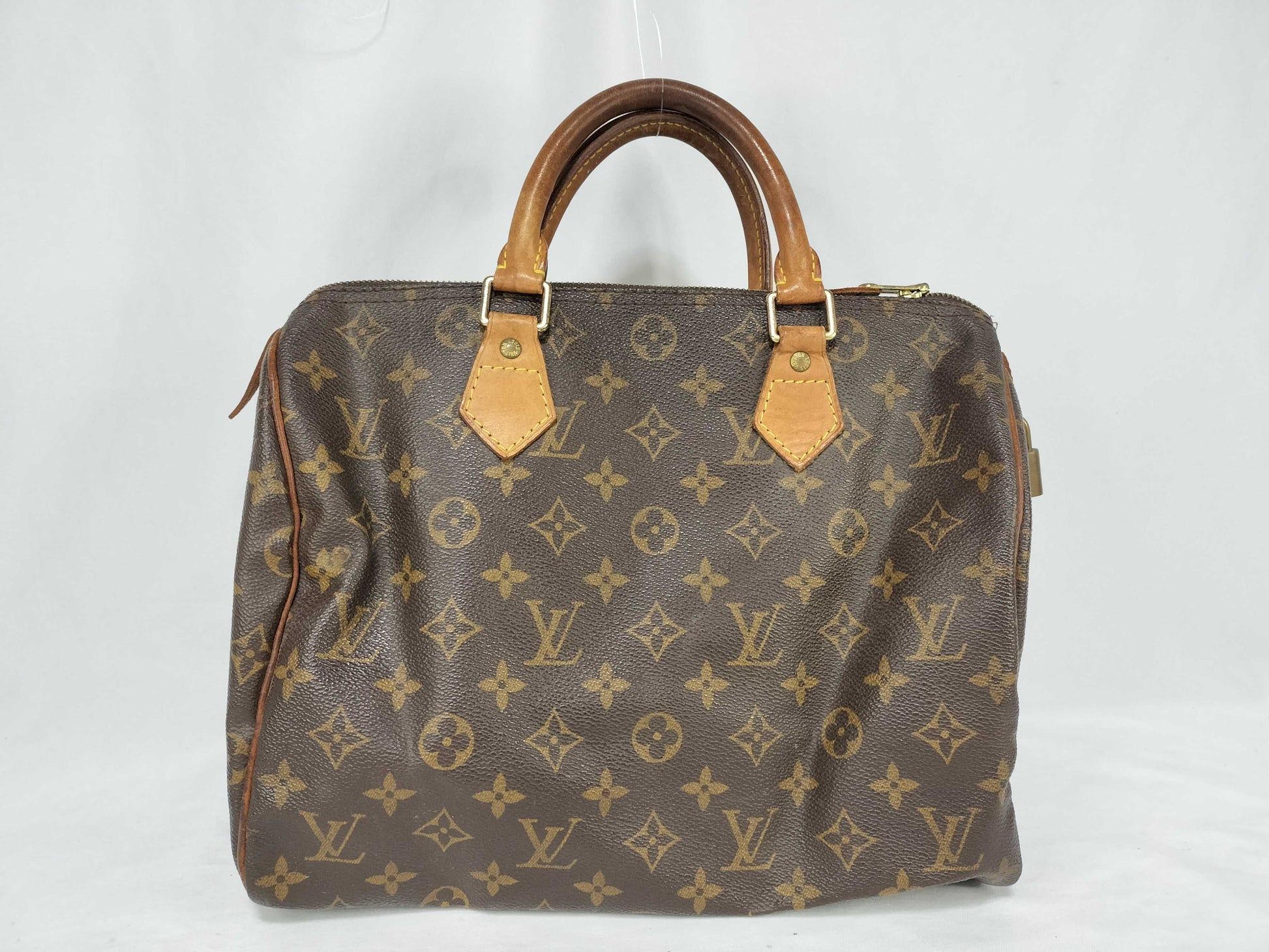 LOUIS VUITTON Monogram Louis Vuitton M41526 Speedy 30 TH0030 Boston Bag Handbag Monogram Boston Bag