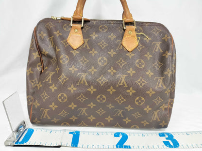 LOUIS VUITTON Monogram Louis Vuitton M41526 Speedy 30 TH0030 Boston Bag Handbag Monogram Boston Bag