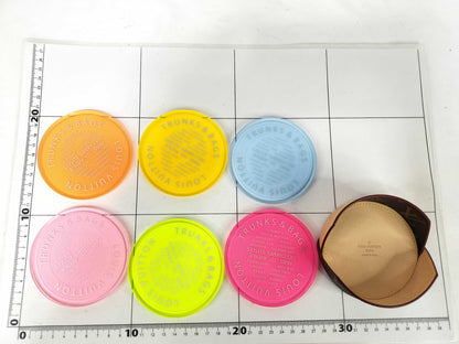 LOUIS VUITTON Louis Vuitton Coaster Set of 6 Monogram GI0489 MD0241 Other Accessories