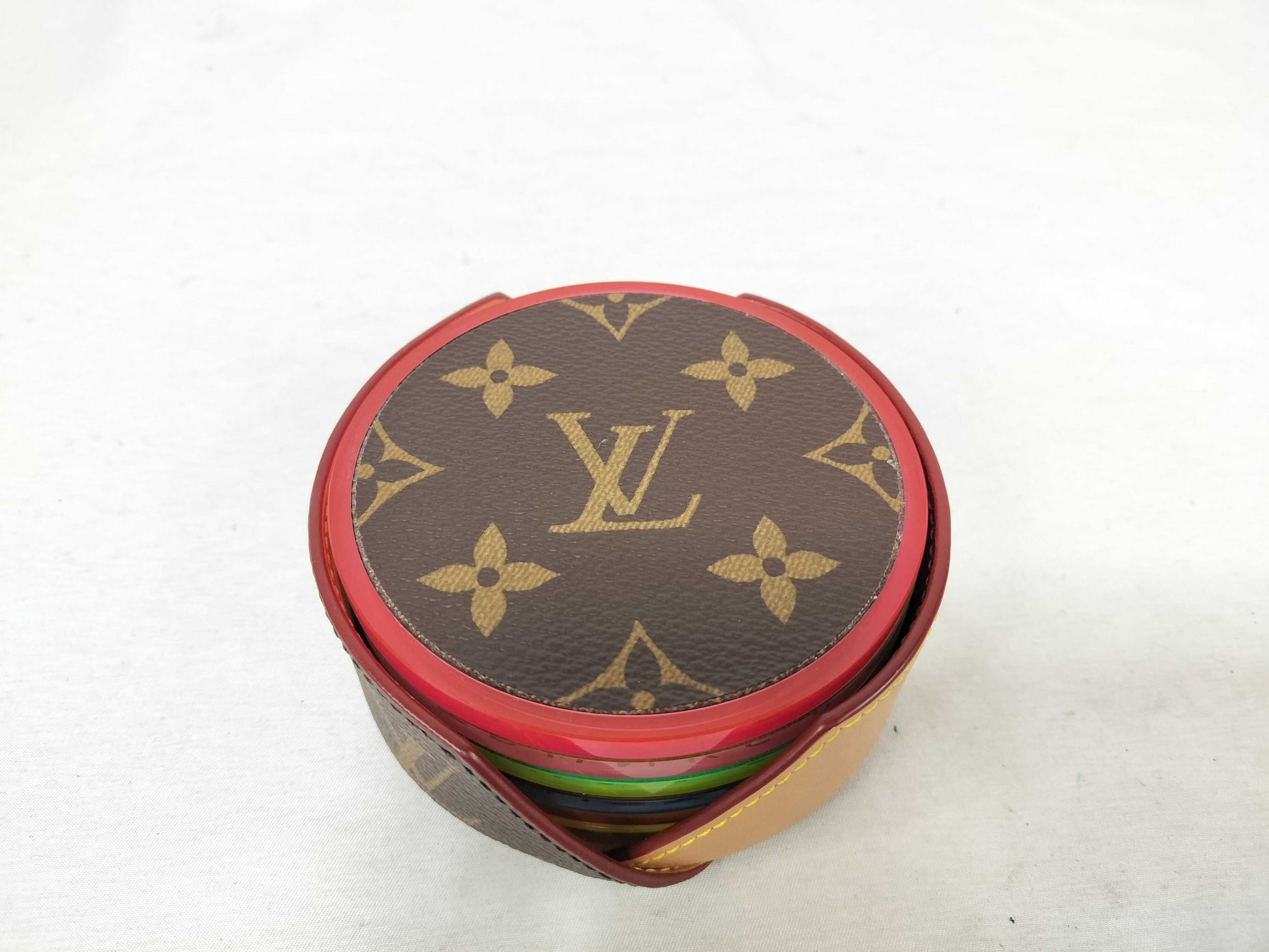 LOUIS VUITTON Louis Vuitton Coaster Set of 6 Monogram GI0489 MD0241 Other Accessories