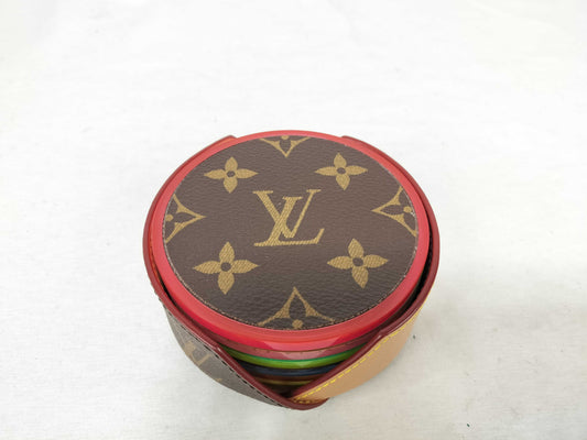 LOUIS VUITTON Louis Vuitton Coaster Set of 6 Monogram GI0489 MD0241 Other Accessories