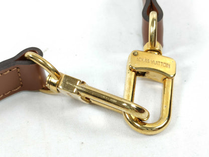LOUIS VUITTON Louis Vuitton Shoulder Strap Brown Leather Strap
