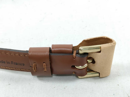 LOUIS VUITTON Louis Vuitton Shoulder Strap Brown Leather Strap