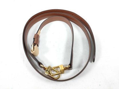 LOUIS VUITTON Louis Vuitton Shoulder Strap Brown Leather Strap