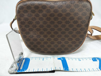 CELINE Celine M13 Shoulder Bag Macadam Brown Shoulder Bag