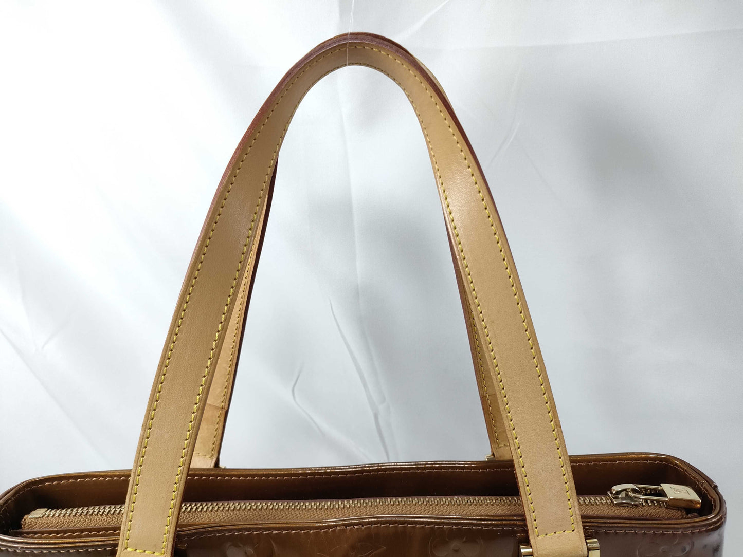 LOUIS VUITTON Verni Louis Vuitton M91122 Houston LM0041 Tote Bag Verni Tote Bag