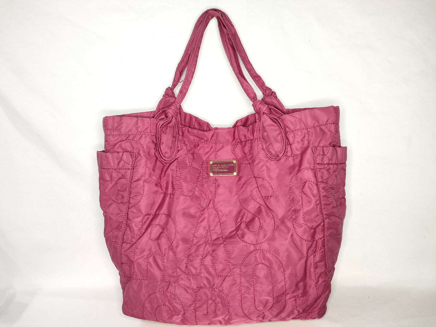 MARC JACOBS Nylon Tote Bag Pink Tote Bag
