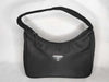 PRADA Nylon Prada Tesuto Handpouch Black Handbag