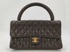 CHANEL Lambskin Top Handle Bag 3rd Series Handbag