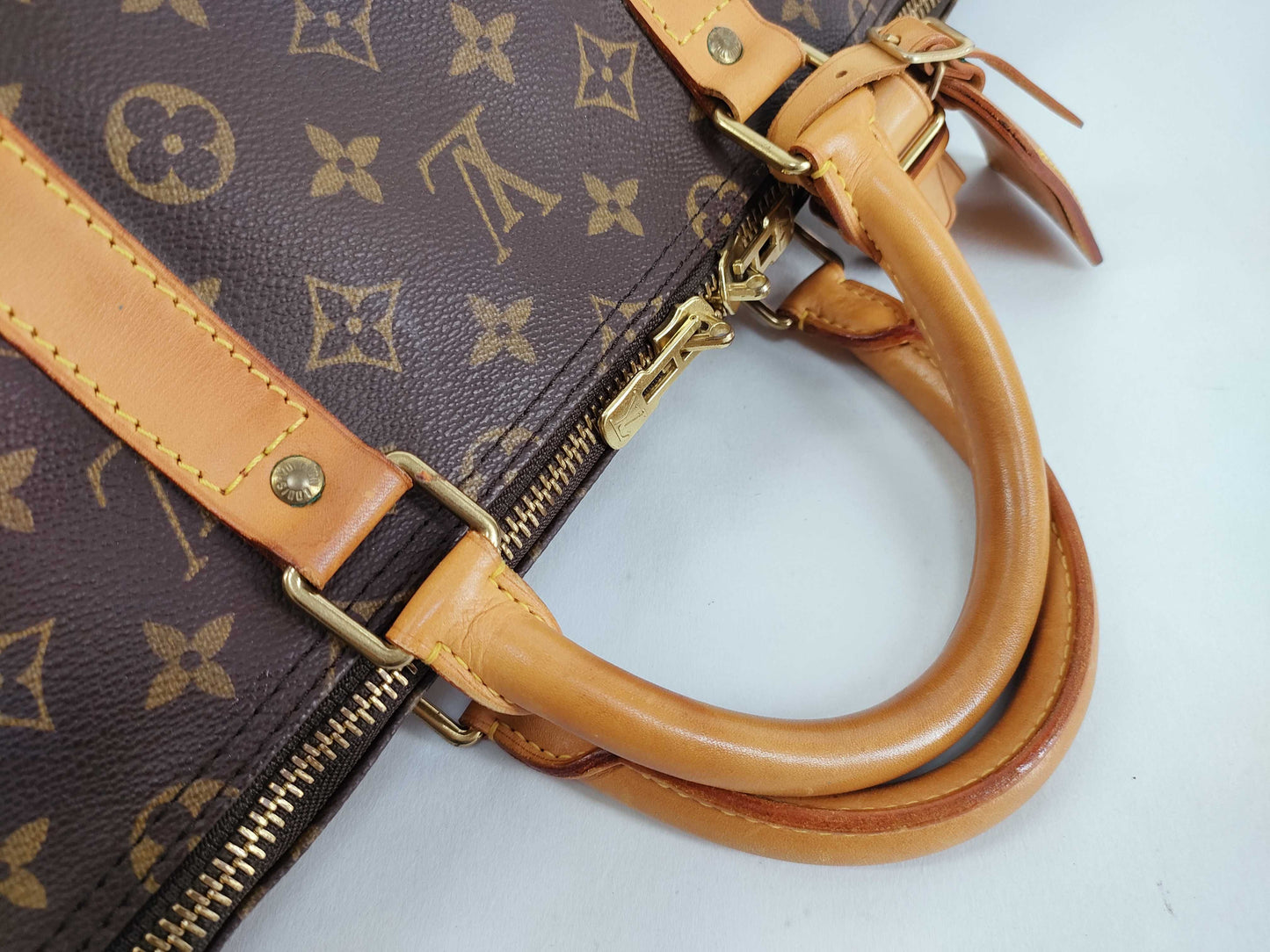 LOUIS VUITTON Monogram LV Monogram Keypol 55 M41424 VI0194 Boston Bag