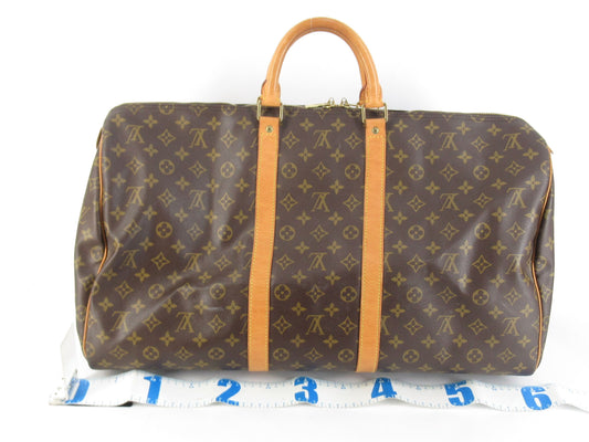 LOUIS VUITTON Monogram LV Monogram Keypol 55 M41424 VI0194 Boston Bag