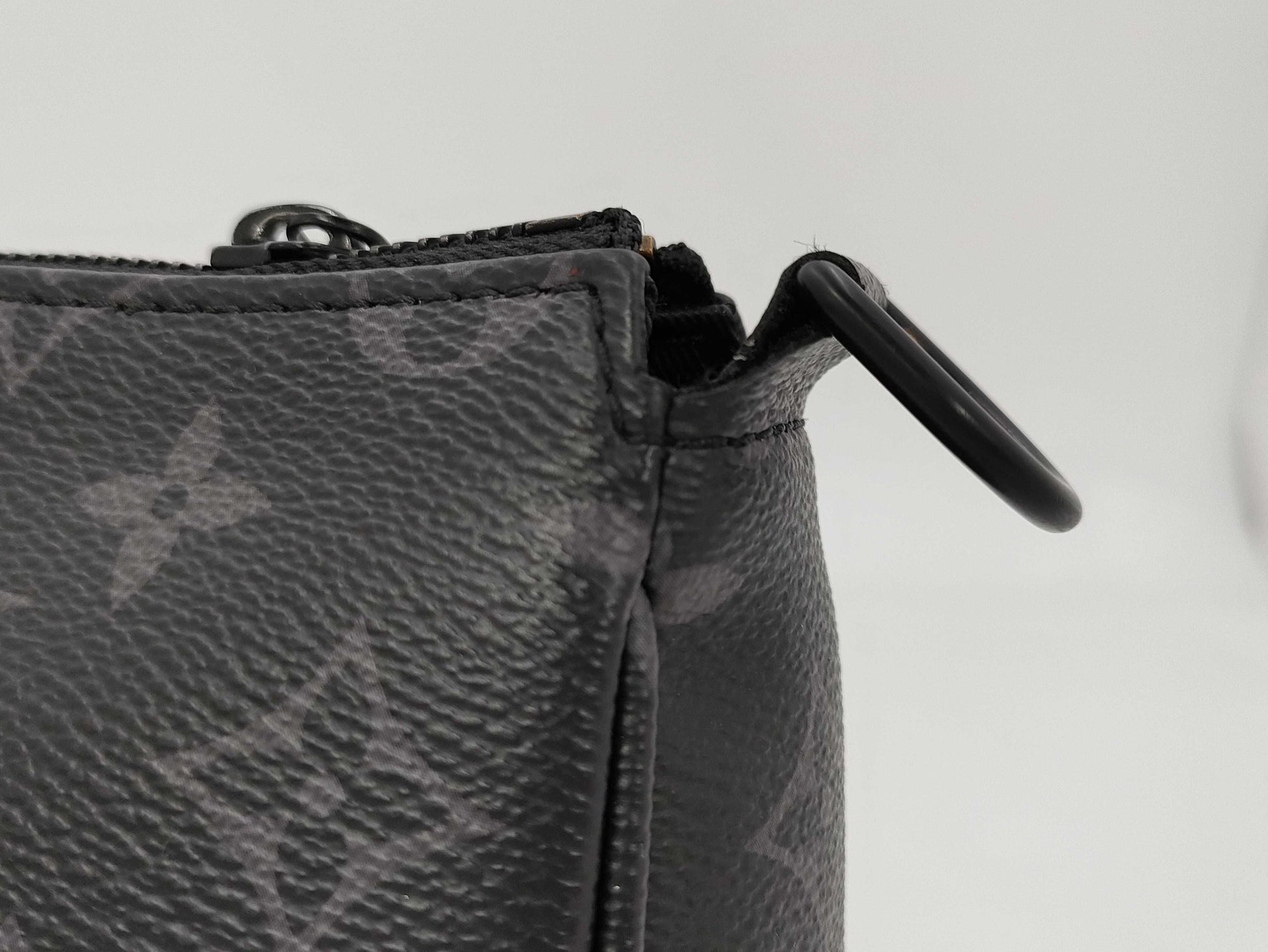 LOUIS VUITTON Louis Vuitton M11741 Monogram Eclipse Pochette Accessoir XL Shoulder Bag