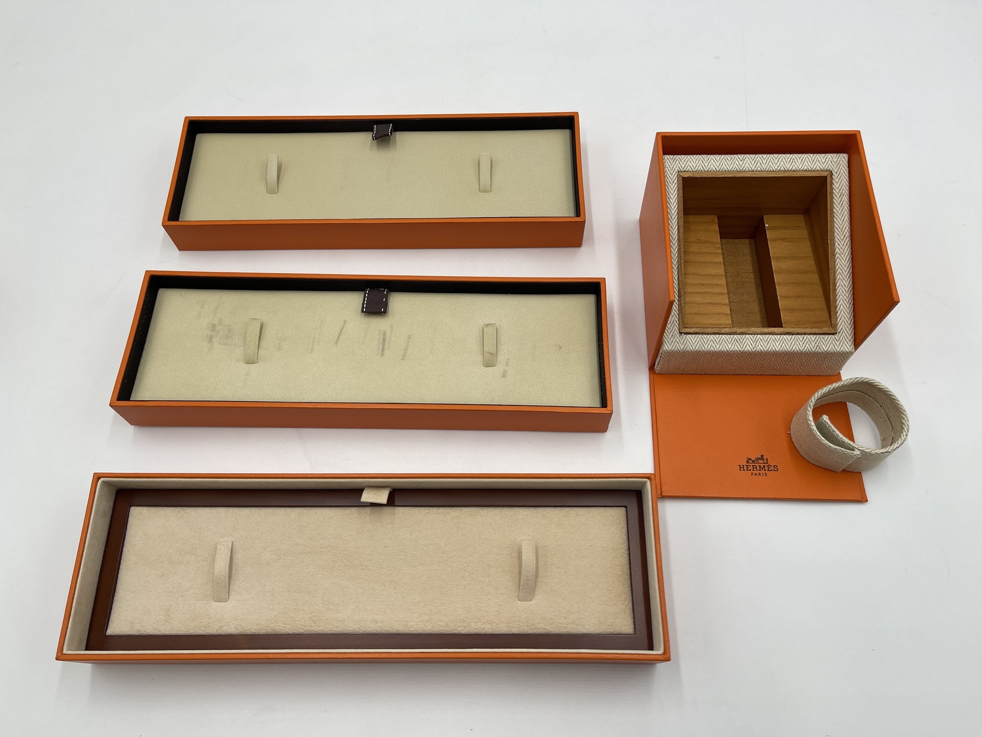 HERMES Empty Box 4-Piece Set Women's Watch