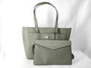 Michael Kors Leather 2-Way Tote Bag Green Tote Bag