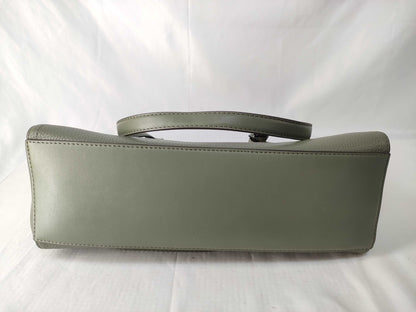 Michael Kors Leather 2-Way Tote Bag Green Tote Bag