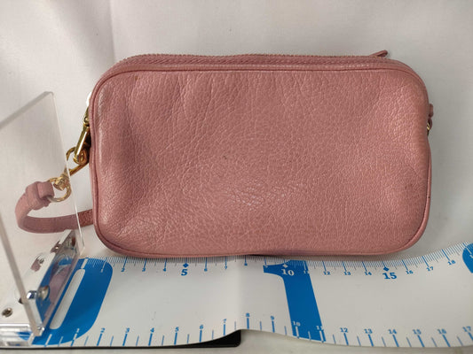 Miu Miu Miu Leather Accessory Pouch Pink Pouch