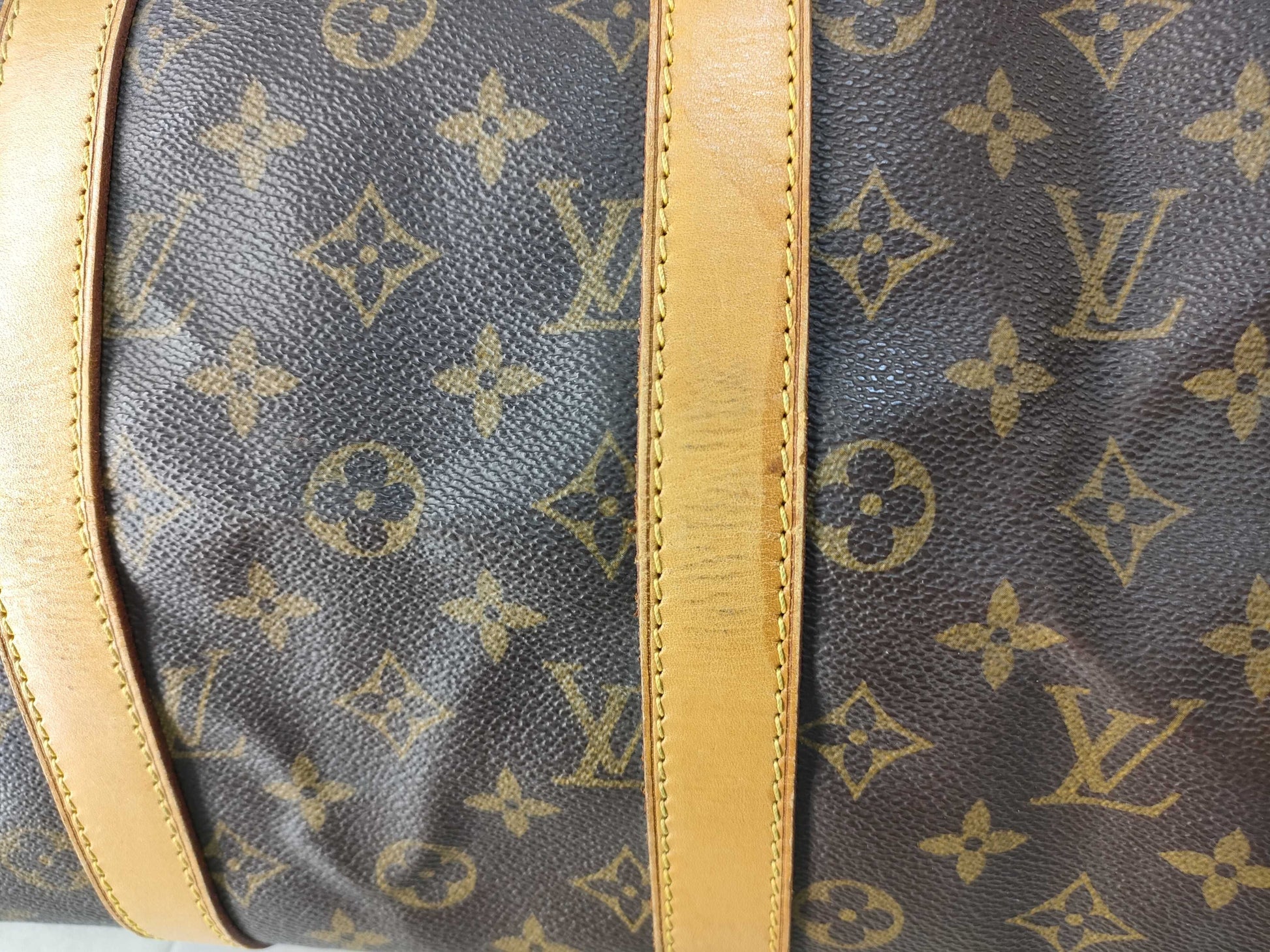 LOUIS VUITTON Monogram Louis Vuitton Keypol 45 Monogram Boston Bag Boston Bag