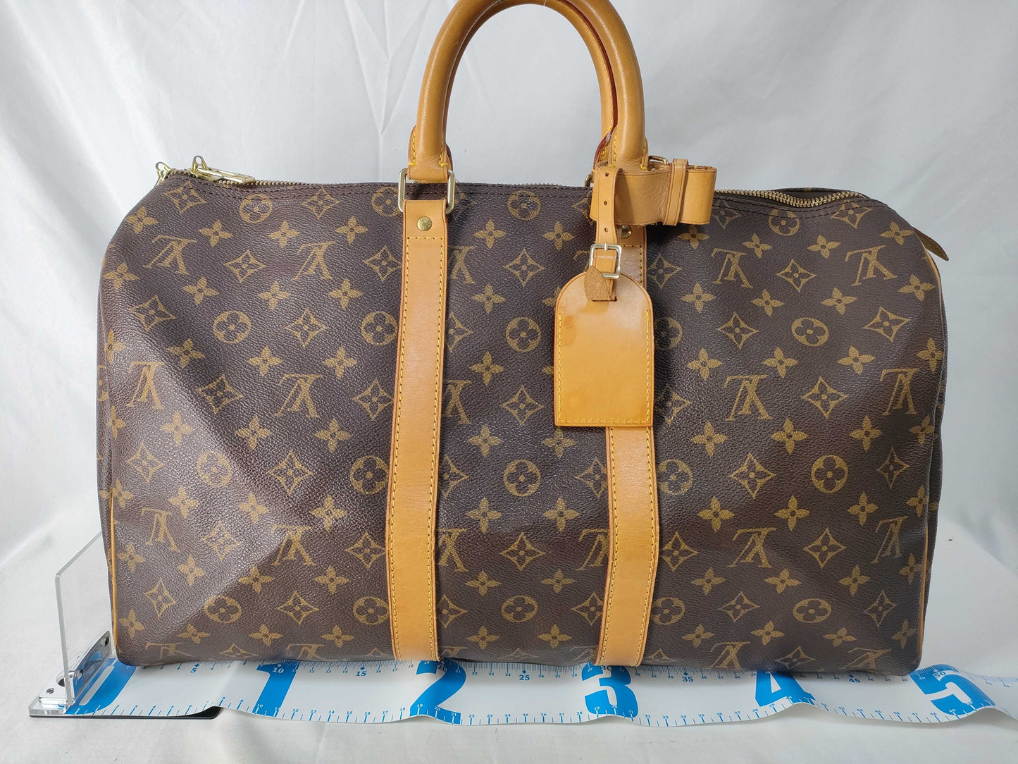 LOUIS VUITTON Monogram Louis Vuitton Keypol 45 Monogram Boston Bag Boston Bag