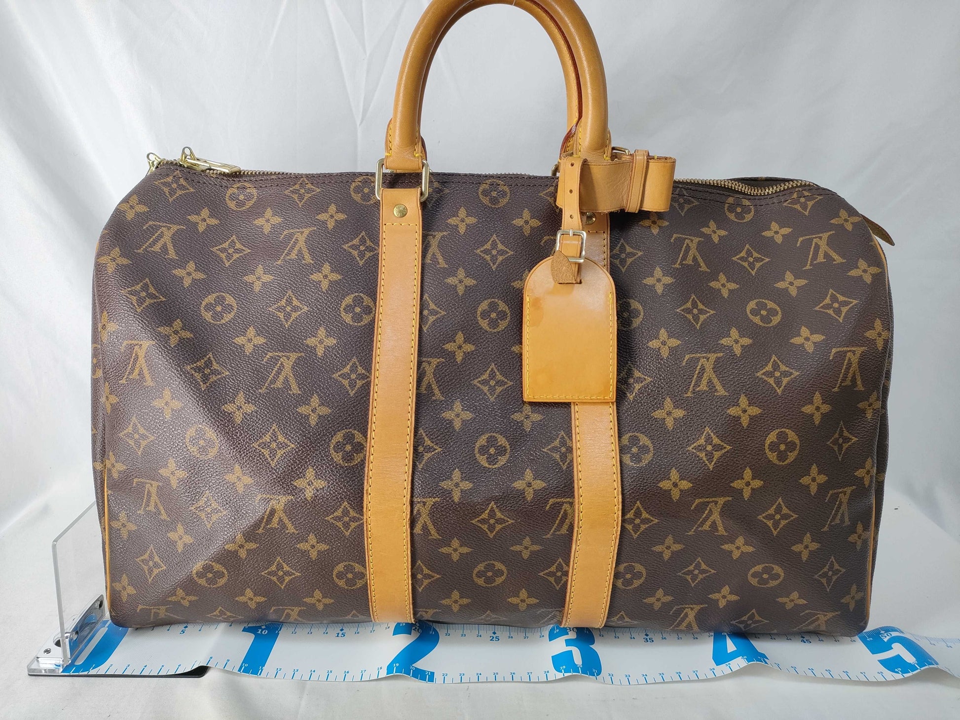 LOUIS VUITTON Monogram Louis Vuitton Keypol 45 Monogram Boston Bag Boston Bag