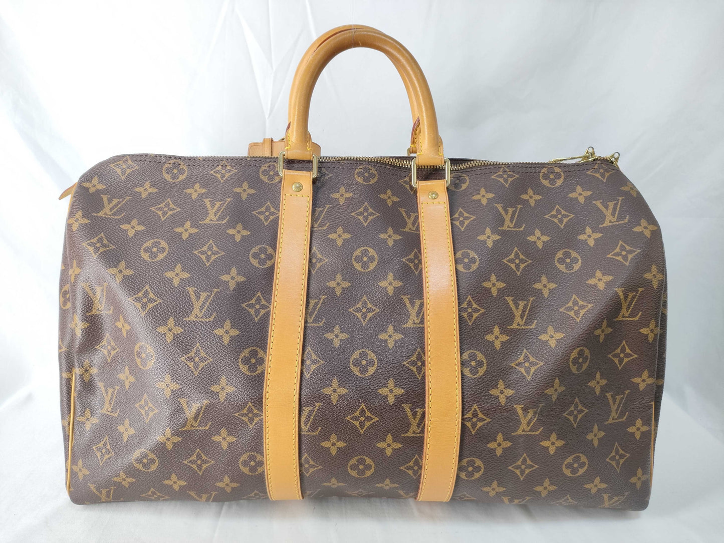 LOUIS VUITTON Monogram Louis Vuitton Keypol 45 Monogram Boston Bag Boston Bag