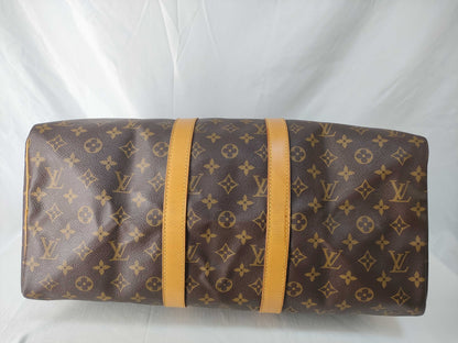 LOUIS VUITTON Monogram Louis Vuitton Keypol 45 Monogram Boston Bag Boston Bag