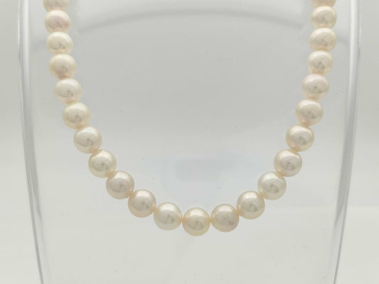 Akoya Pearl Diameter Approx. 7.4-7.8mm SV 37.3g Necklace 