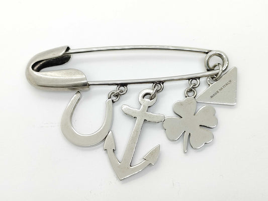 PRADA Metal Brooch Brooch