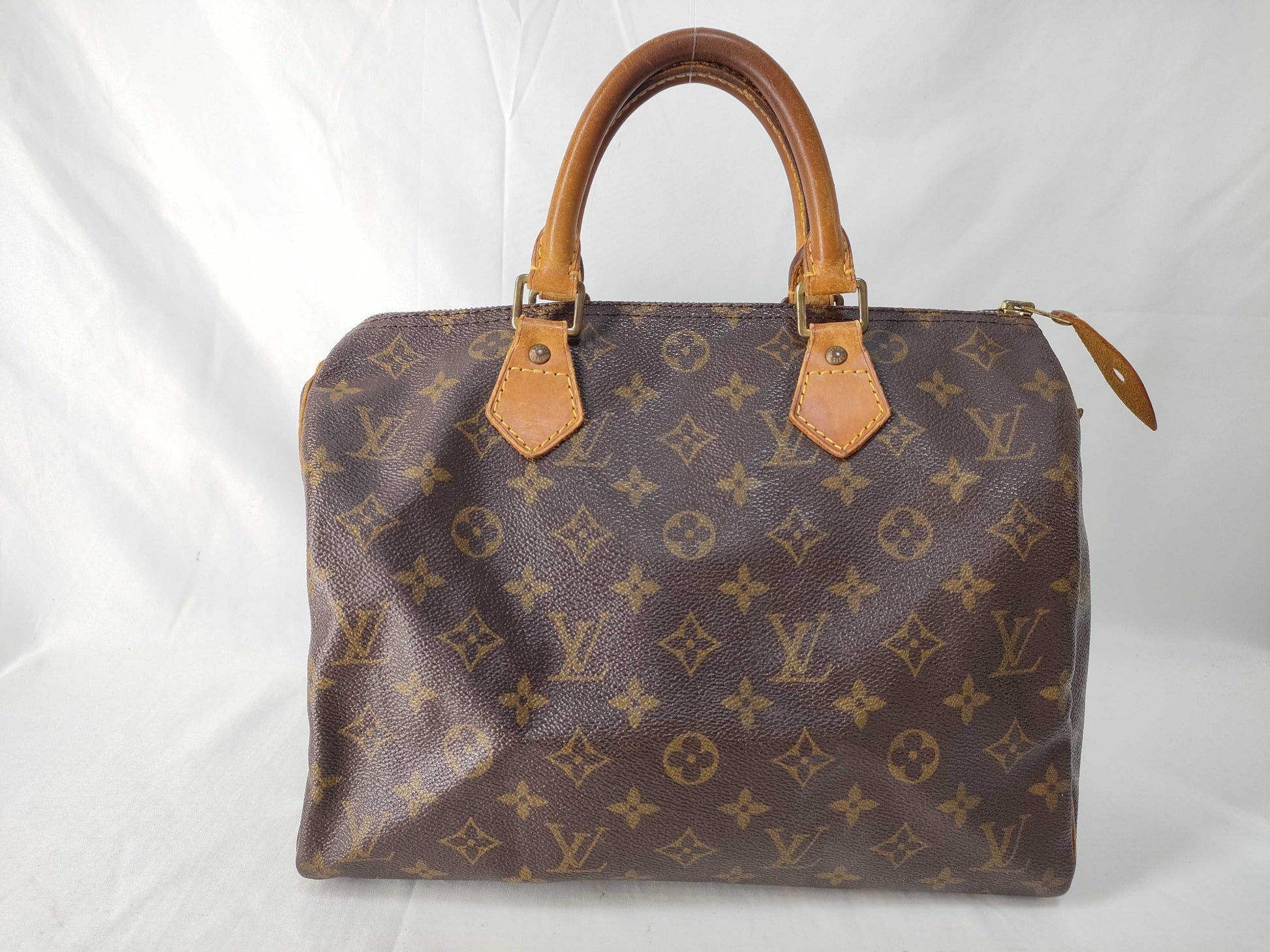 LOUIS VUITTON Monogram Louis Vuitton Speedy 30 Monogram Boston Bag Handbag