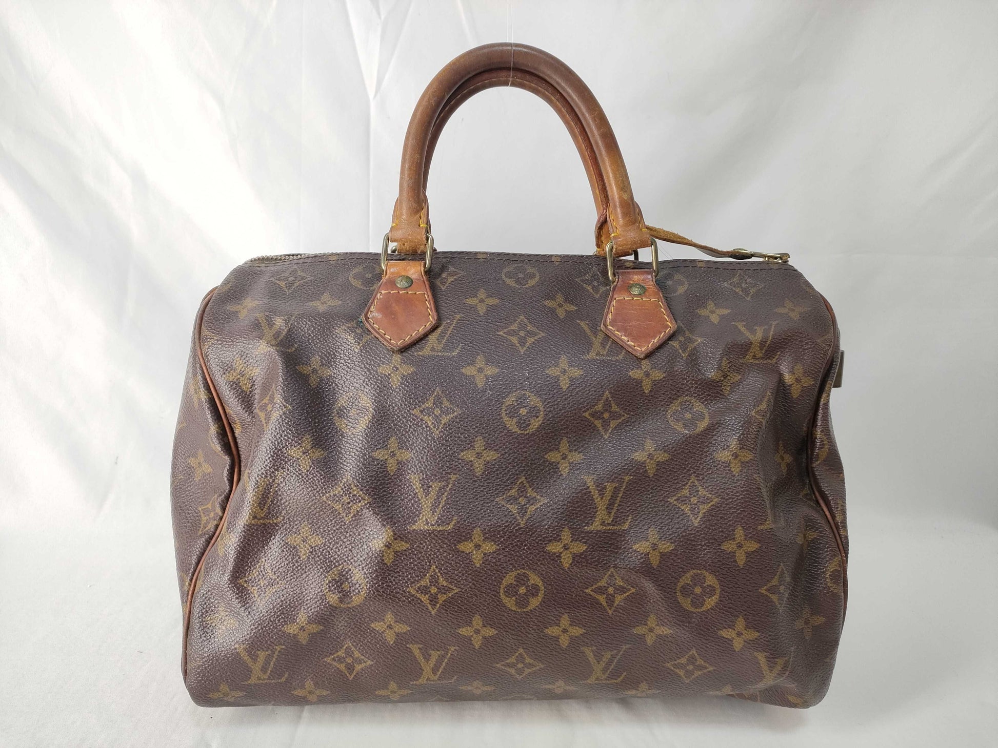 LOUIS VUITTON Monogram Louis Vuitton Speedy 30 Monogram Boston Bag Handbag