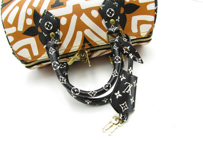 LOUIS VUITTON LV Crafty Speedy Banduriere 25 M56588 Claim Caramel G Fittings Handbag