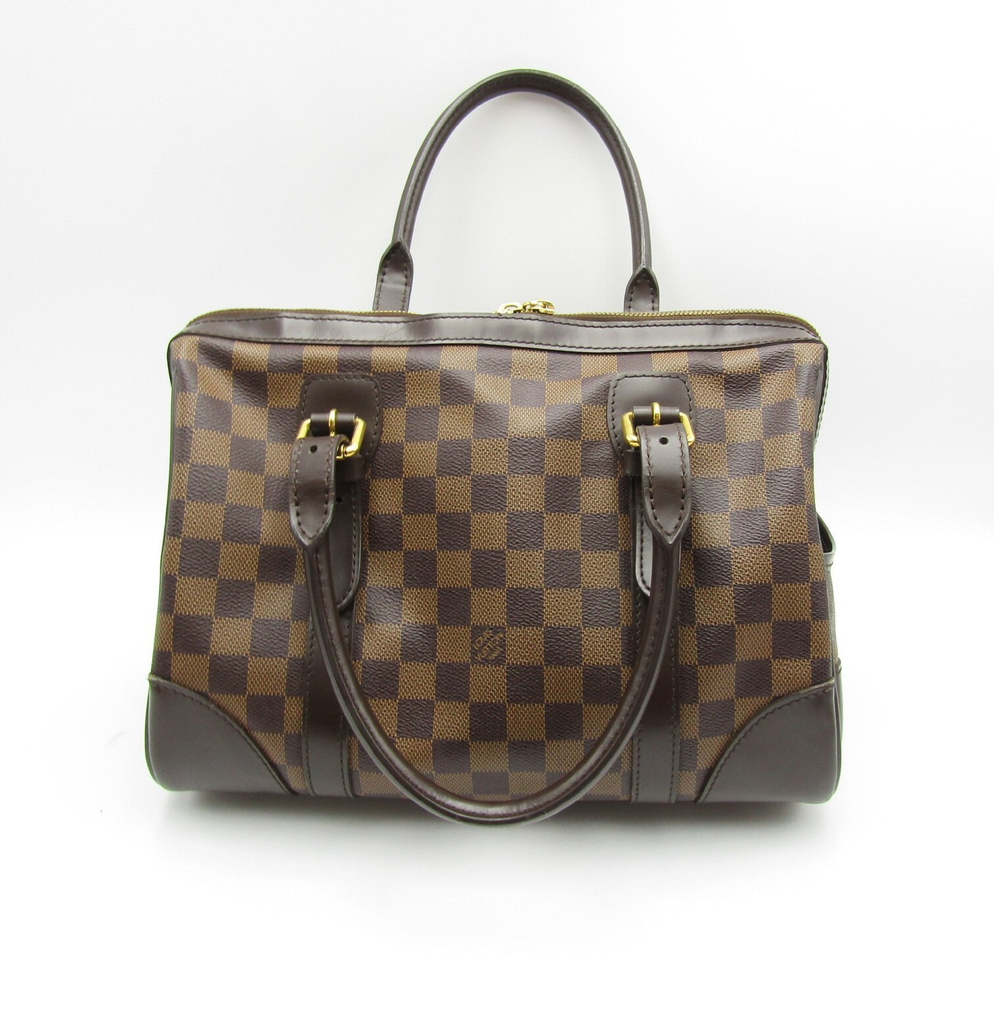 LOUIS VUITTON LV Berkeley N52000 Damier Ebenu G Hardware Hardware Handbag
