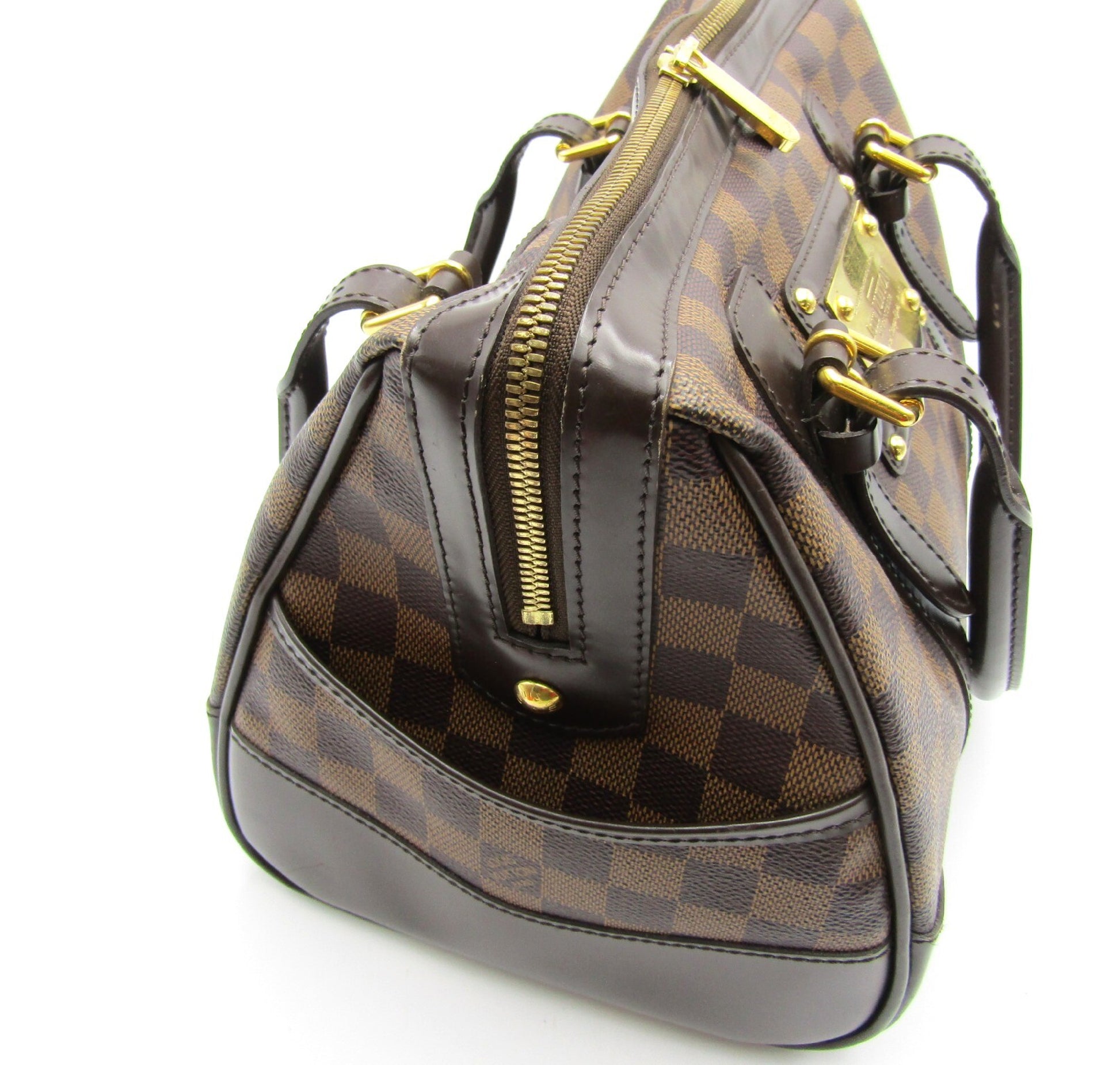 LOUIS VUITTON LV Berkeley N52000 Damier Ebenu G Hardware Hardware Handbag