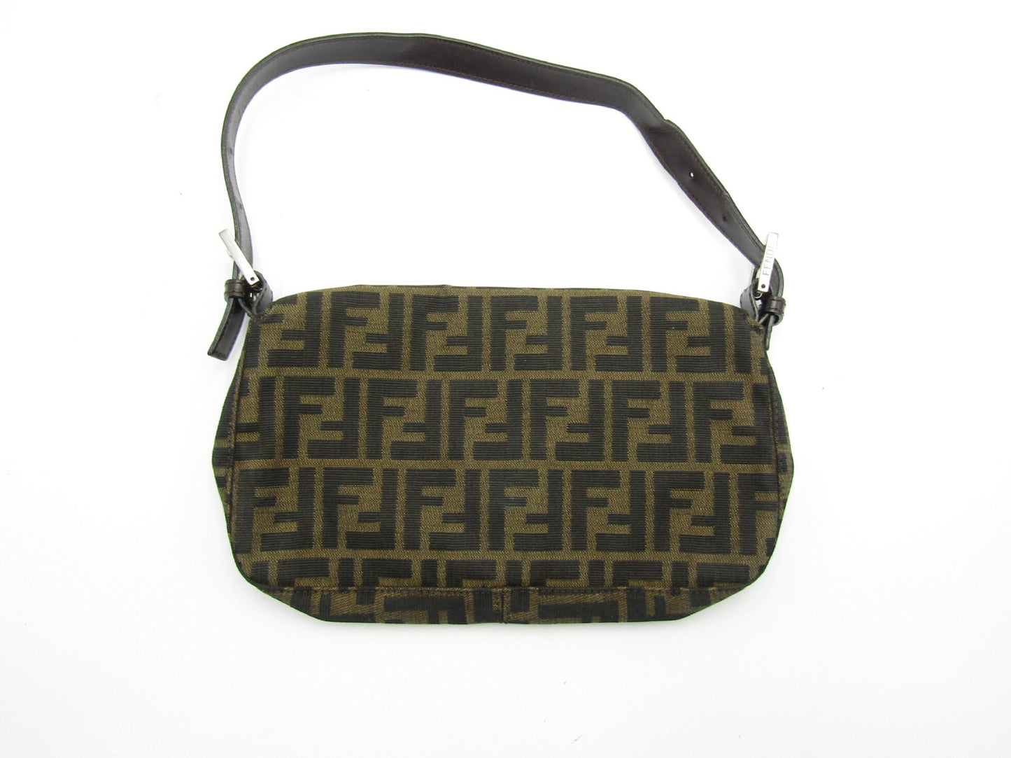 FENDI Mamma Bucket Zucca Pattern 26424 S Hardware Shoulder Bag