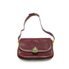 CELINE Vintage Bordeaux G Hardware Shoulder Bag