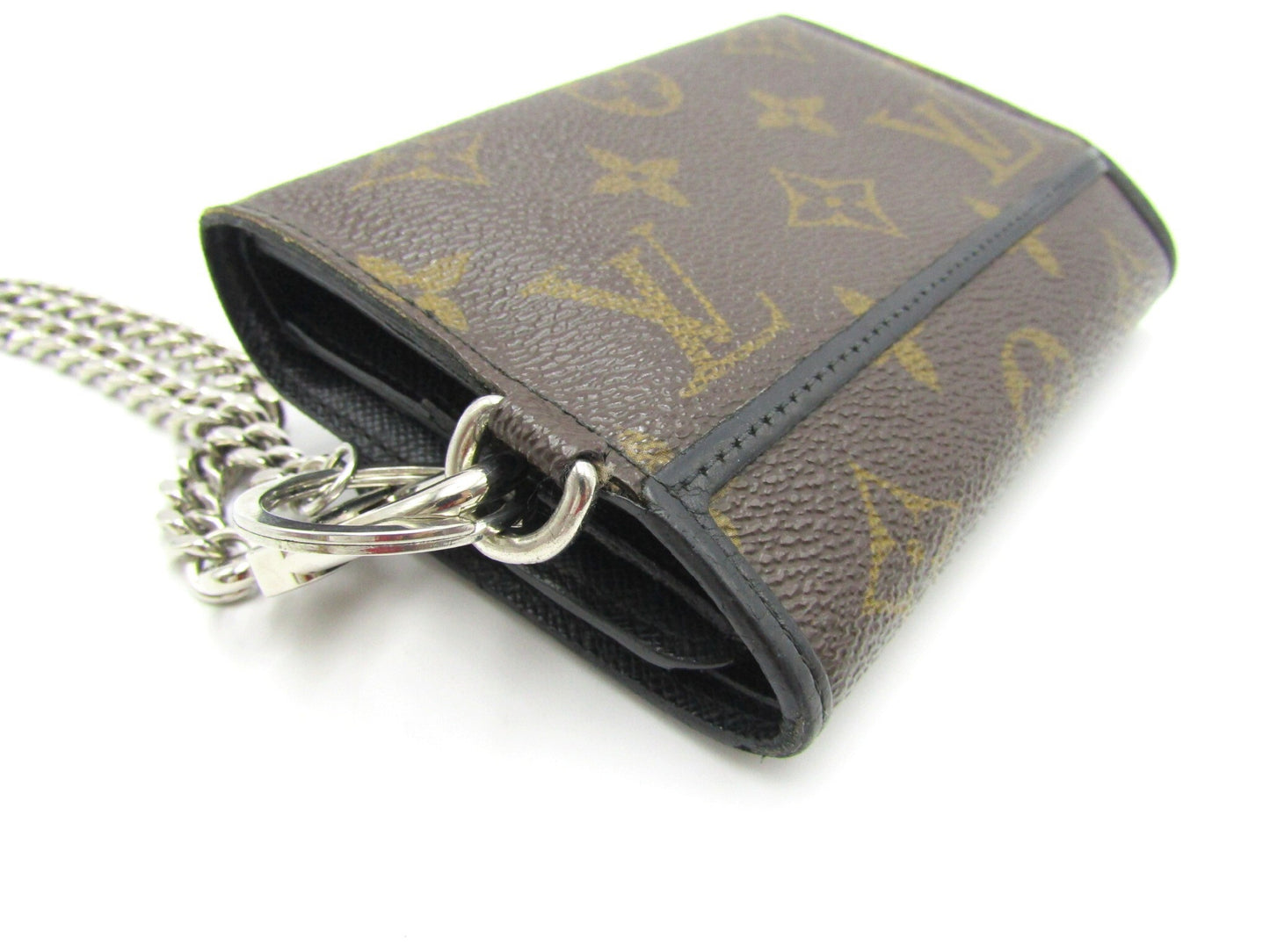 LOUIS VUITTON LV Monogram MacArthur Portefeuil Compact M60167 Chain Wallet Wallet