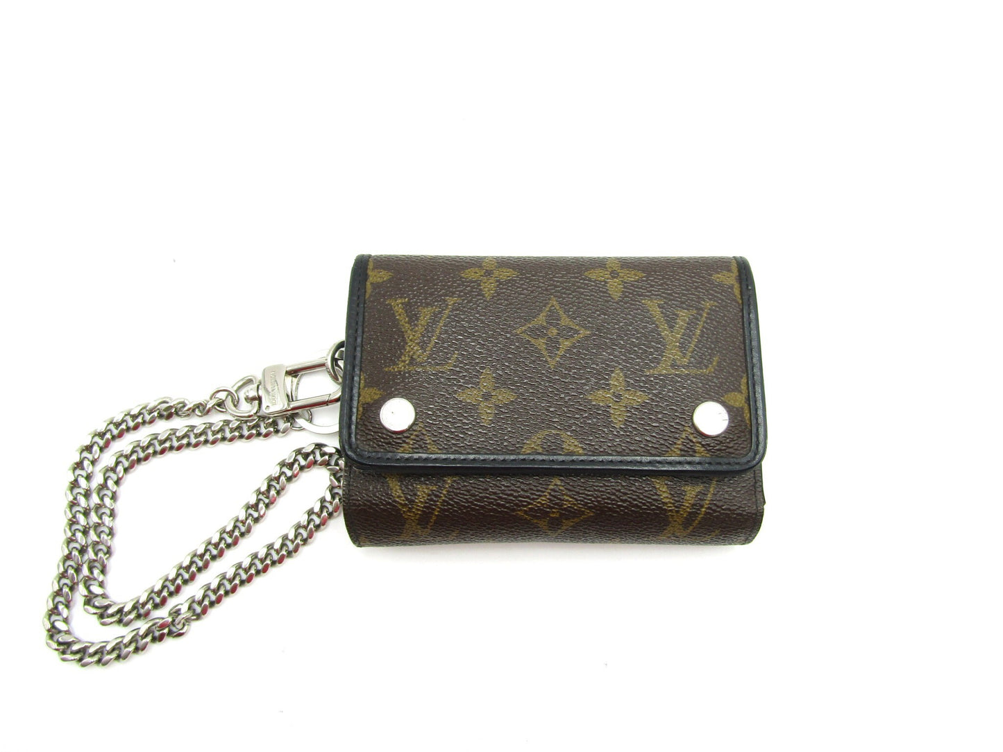 LOUIS VUITTON LV Monogram MacArthur Portefeuil Compact M60167 Chain Wallet Wallet
