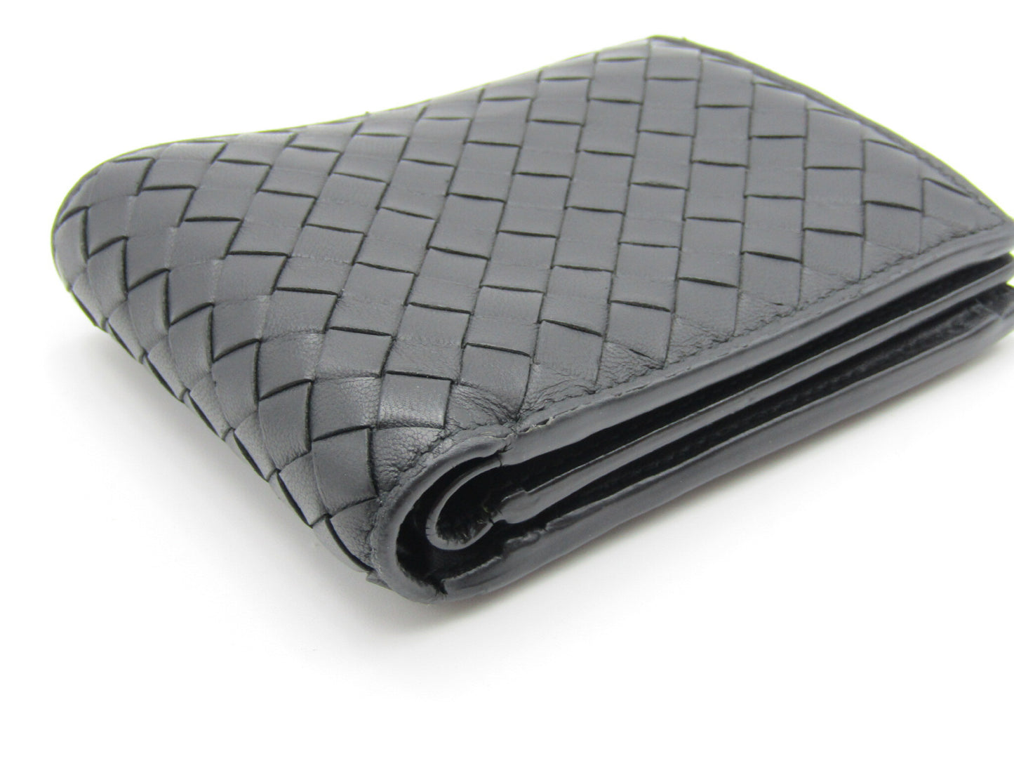 BOTTEGA VENETA Chain Wallet Brown/Leather S Hardware Wallet