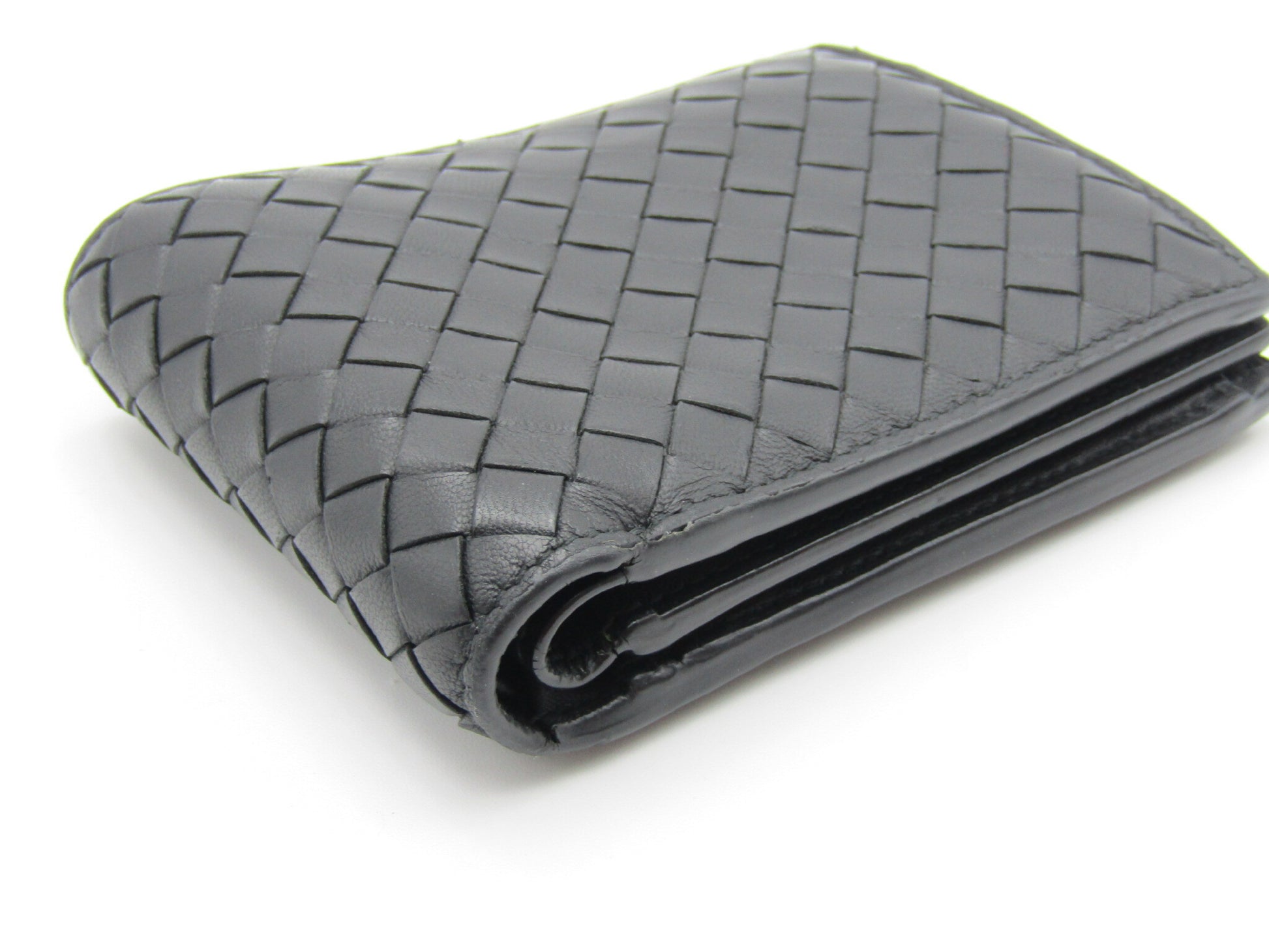 BOTTEGA VENETA Chain Wallet Brown/Leather S Hardware Wallet