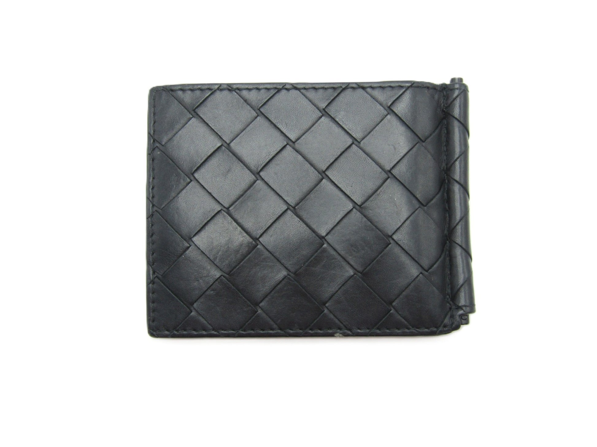 BOTTEGA VENETA Money Clip Black 2626 V3US1 8803 Wallet