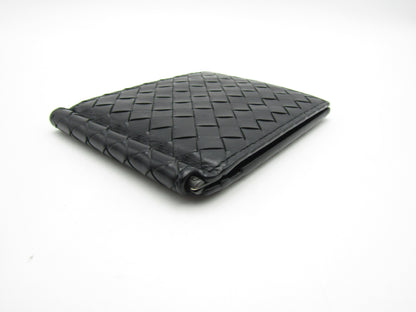 BOTTEGA VENETA Intrecciato Money Clip Black 592626 V3US1 8803 Wallet