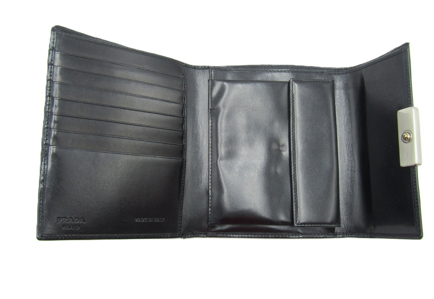 PRADA Tri-Fold Leather Wallet M170 S Hardware Wallet
