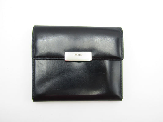 PRADA Tri-Fold Leather Wallet M170 S Hardware Wallet