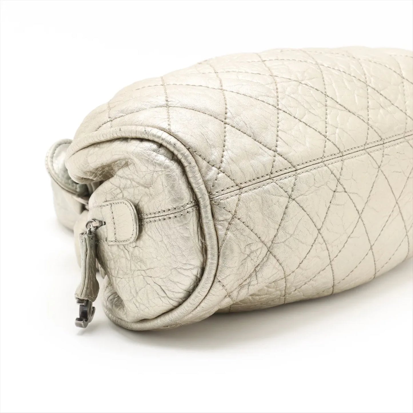 CHANEL Matlasse Leather Handbag 11th Tote Bag