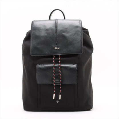 Dior Homme Bee Nylon x Leather Backpack Rucksack