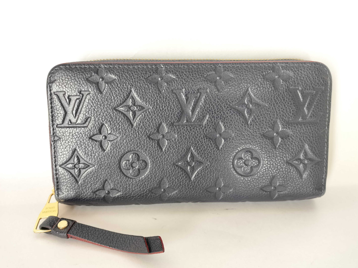 LOUIS VUITTON Monogram Unplanted Leubiton Monogram Unplanted Leather Long Wallet Marine Rouge Zippy Wallet M62121 Wallet