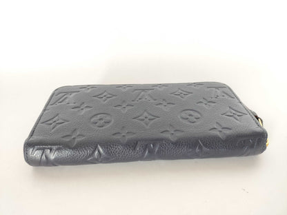 LOUIS VUITTON Monogram Unplanted Leubiton Monogram Unplanted Leather Long Wallet Marine Rouge Zippy Wallet M62121 Wallet