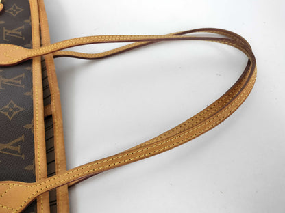 LOUIS VUITTON Monogram Louis Vuitton Neverful MM M46987 Tote Bag with Pouch